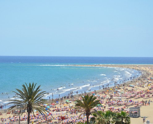 Playa del Ingles, Gran Canaria Crédit photo Marco Verch / Flickr 