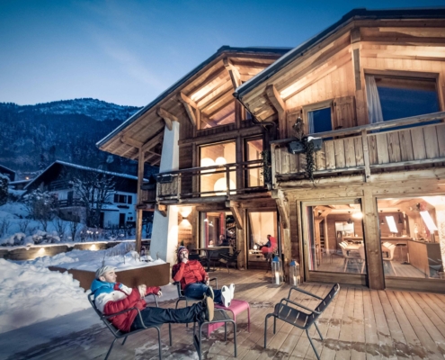 Chalet Pink Chamonix