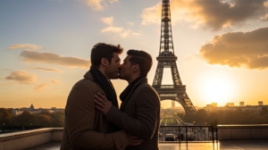 Couple gay à Paris